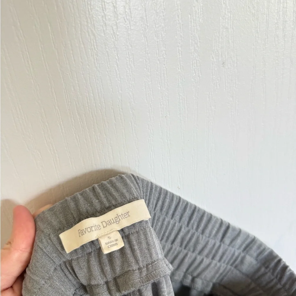 Favorite Daughter Pull On Wide Leg Pant Frost Grey